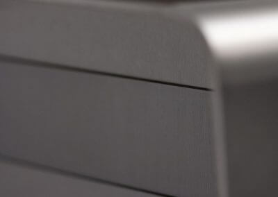 Noble designer letterbox made of chrome steel
